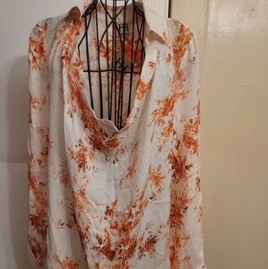 Haute Hippie Long Sleeve Blouse